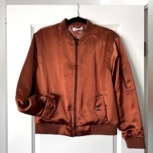 Glamorous (Brand) - Silk Bomber Jacket